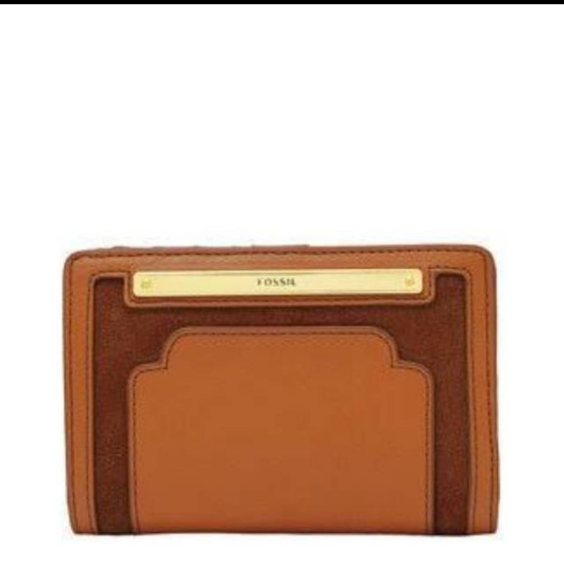 Liza Zip Around Clutch Multi Brown