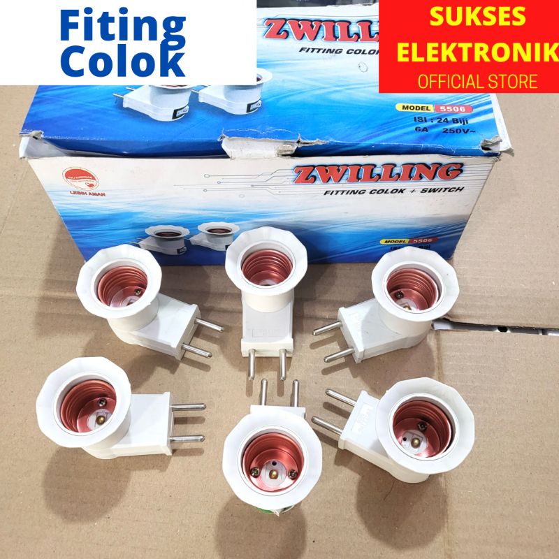 Fiting Lampu Colok Saklar / Rumah Lampu