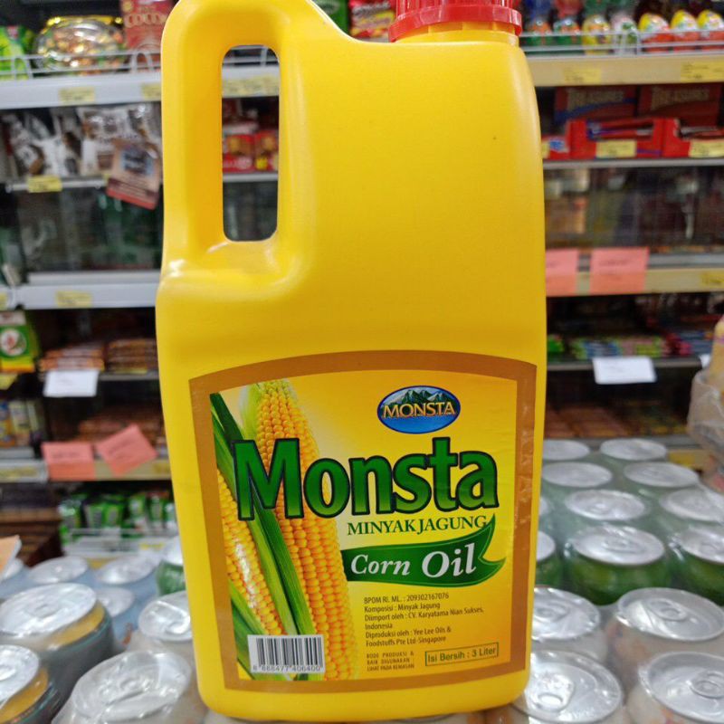 

Monsta 3 ltr Minyak Goreng Jagung / Corn Oil Import Malaysia
