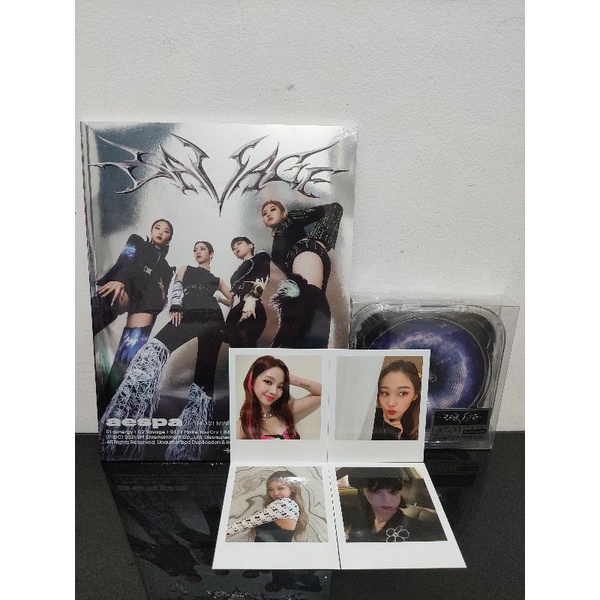 [READY STOCK] AESPA - SAVAGE (POLAROID EVENT) + poster karina winter giselle ningning