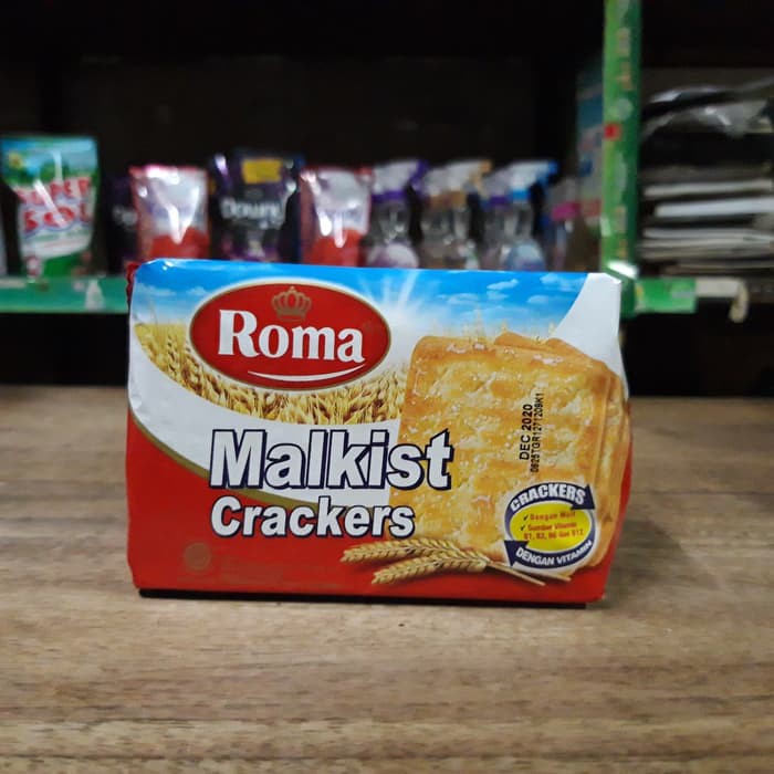 Biskuit Roma Malkist Crackers Manis