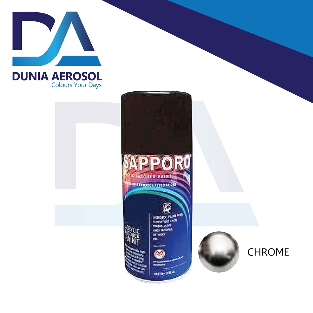 Sapporo Spray Chrome Cat Semprot
