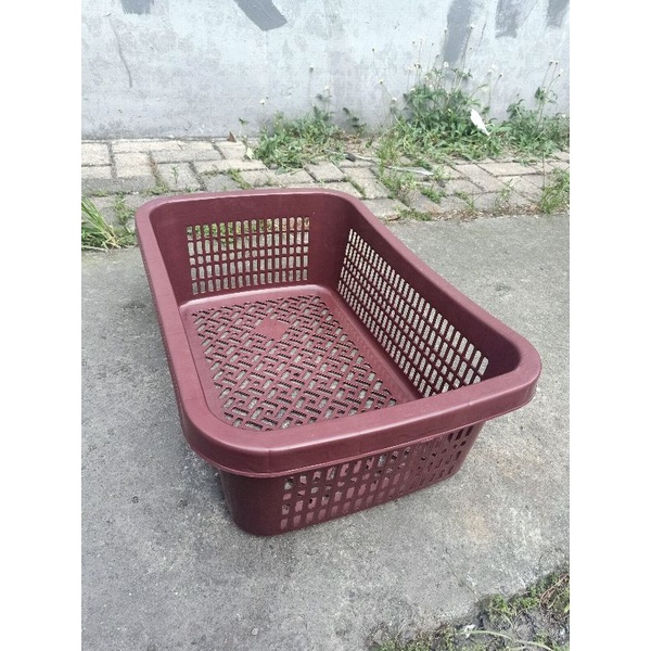 Keranjang Baju Laundry Kecil Phylia 207 Maron