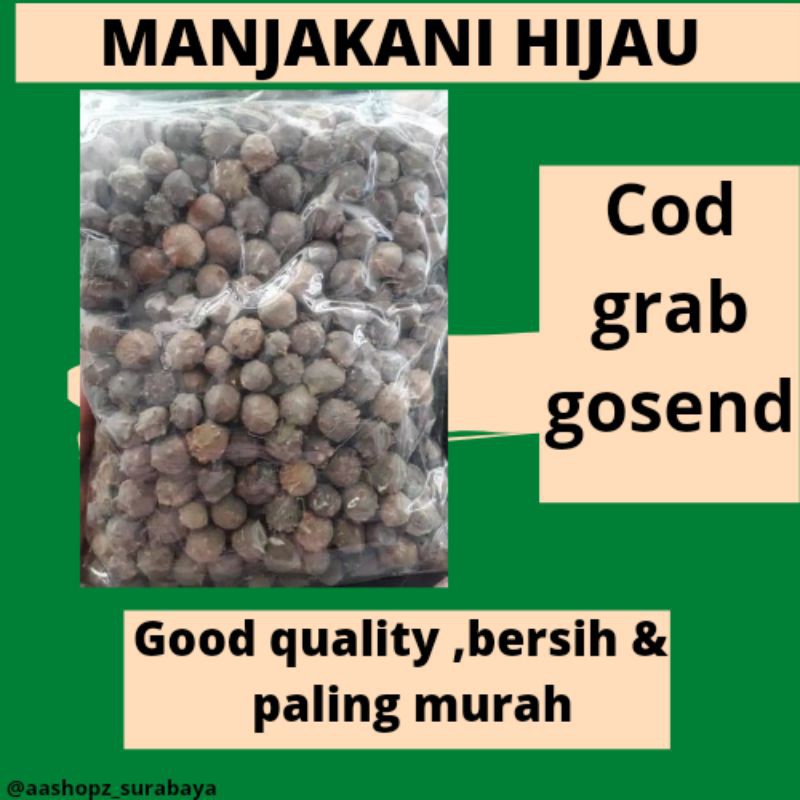 

MANJAKANI HIJAU BIJI SURABAYA 1KG