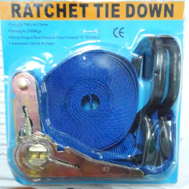 Tali pengikat barang ratchet tie down