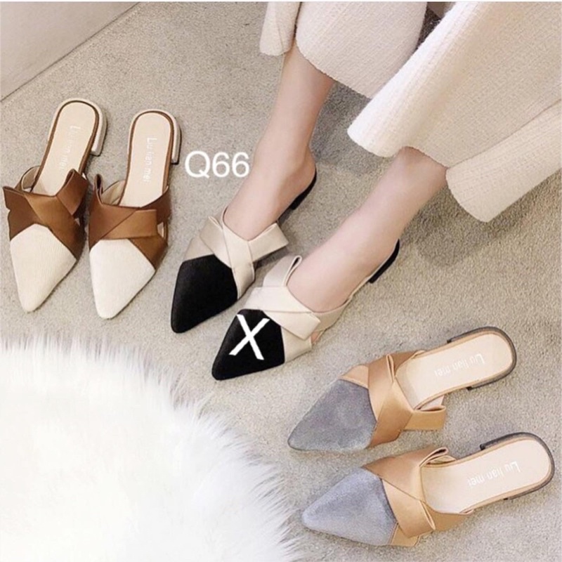 flatshoes q66 grey 36,37 cream 37 import realpict
