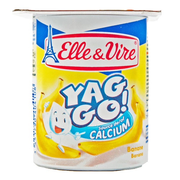 

Elle & Vire YAG GO Banana 125gr - Yogurt Elle Vire YAG GO Pisang