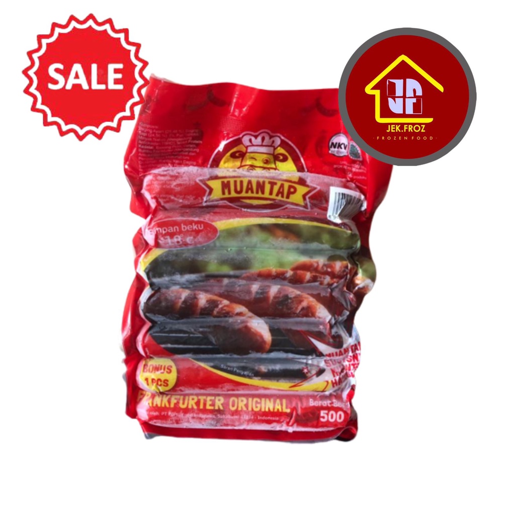 

sosis ayam muantap porto bartoz jumbo mantap isi 7 pcs ukuran 500gr