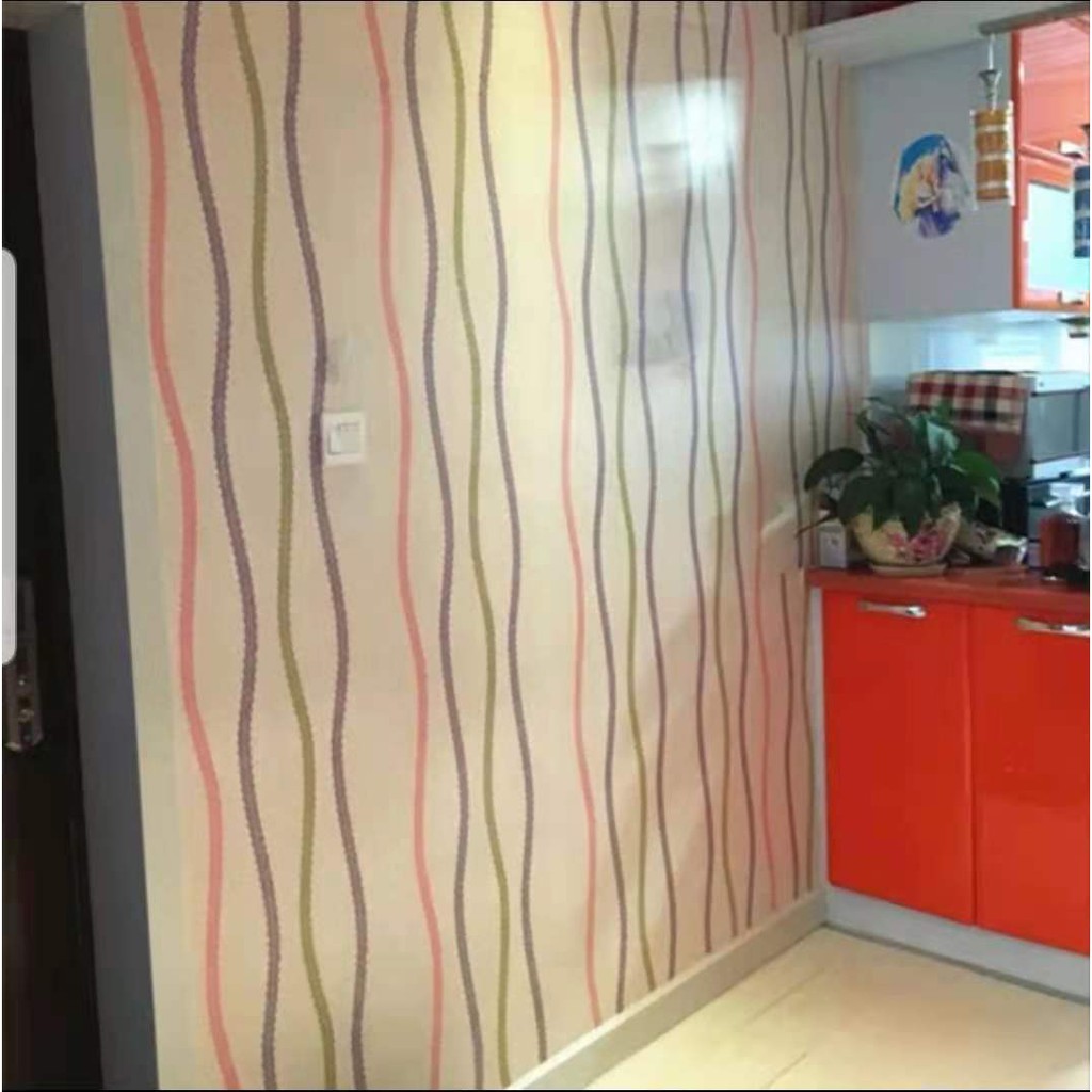 Wallpaper Sticker Dinding Salur Elegant 45cmx10m