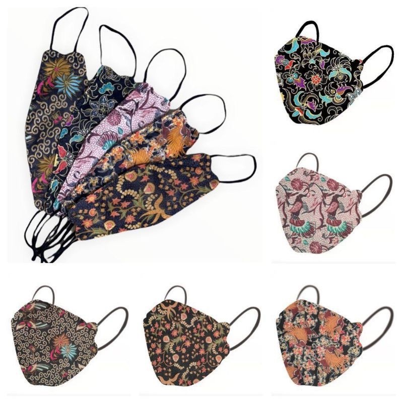masker kf94 motif batik