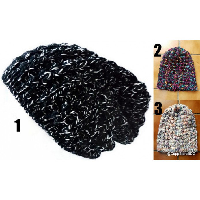 TERMURAH - TOPI KUPLUK BEANIE RAJUT TEBAL ALLSIZE DEWASA BIGLET-IMPORT TOPI PRIA KEKINIAN