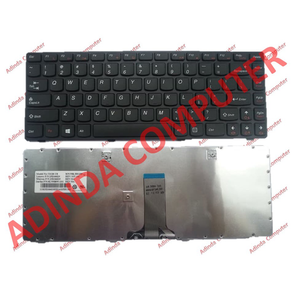 Keyboard Lenovo G480 B480 B485 B490 B580 G400