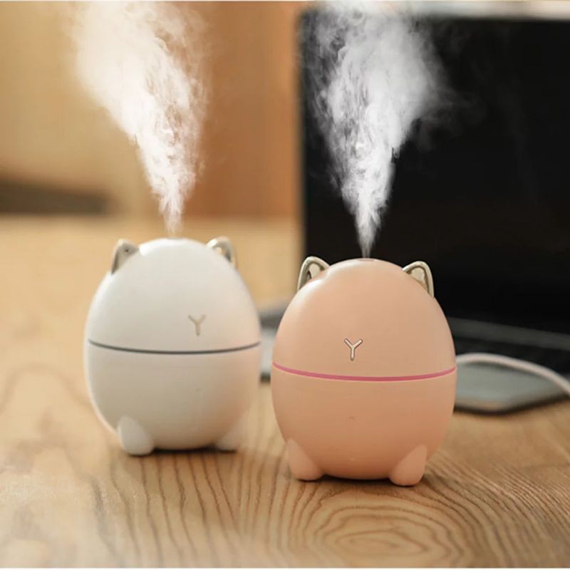 HUMIDIFIER PURIFIER DIFFUSER CAT KUCING LUCU 200ML AROMATHERAPY PELEMBAB UDARA RUANGAN