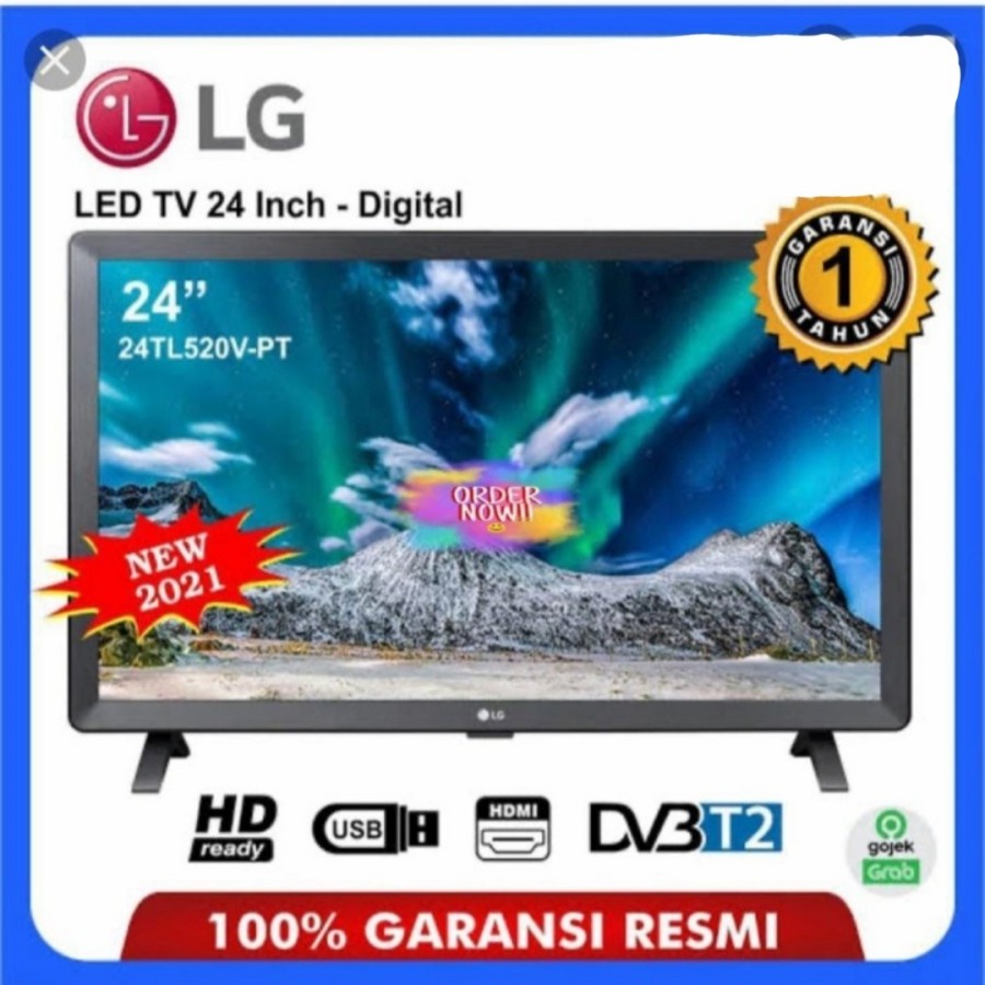 TV LG LED Digital TV 24 inch Tipe 24TL520V Termurah Terbaru