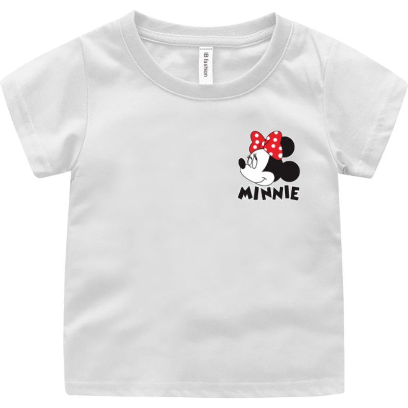 ((IB))KAOS ANAK PEREMPUAN/LOGO MINNIE DIGITAL SABLON