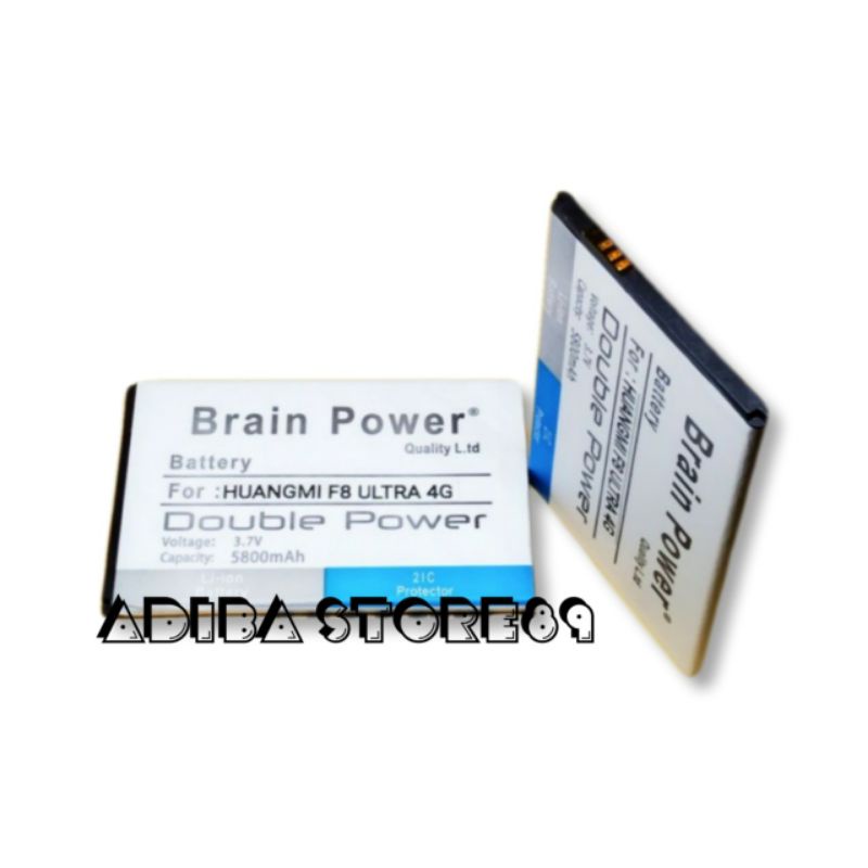 Baterai Batre Huangmi F8 Ultra 4G Double Power Battery