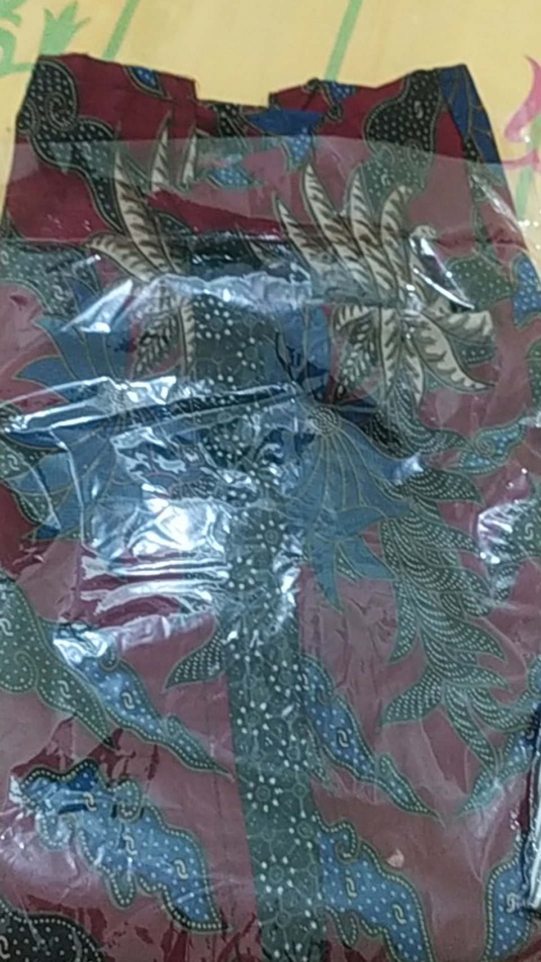 Baju Batik Couple Modern Monalisa Genes Merah Biru Tosca Ungu Orange M,l,xl Asli Pekalongan