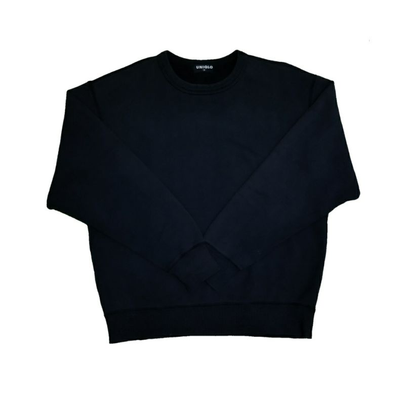 crewneck UNIQLO polos navy second original
