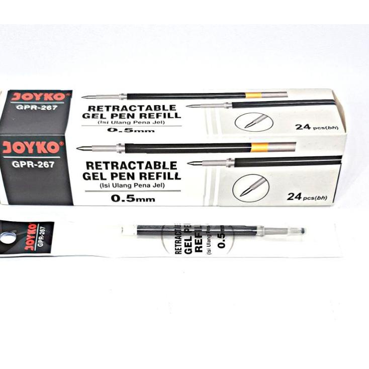 

Murah Hari ini ISI REFILL PULPEN GEL RETRACTABLE JOYKO GPR 267 - 1 PAK