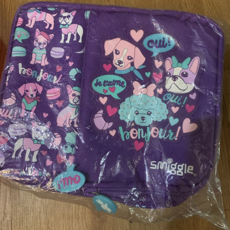 

Smiggle Woah Double Square Lunchbox Purple SALE