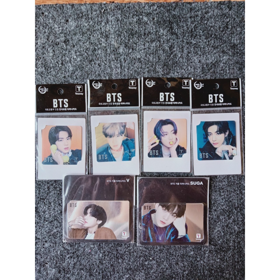 OFFICIAL BTS T-MONEY BUTTER BE JIN JHOPE JUNGKOOK TAEHYUNG SUGA