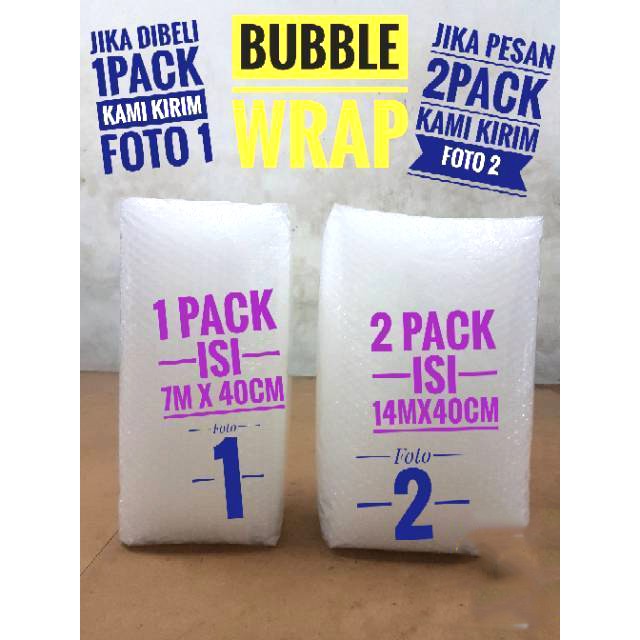 

Bubble wrap 7M X 40CM Bubble wrap/buble wrap/Plastik Wrap/Plastik packing Meteran Hitam/ Putih