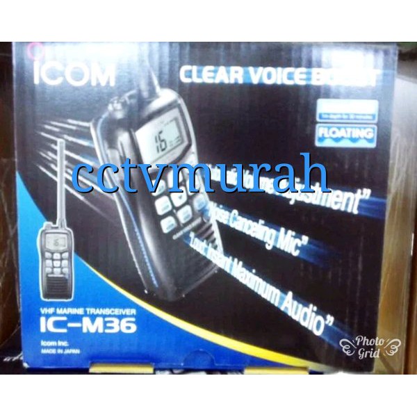 HT Icom Marine IC-M36 VHF Marine IC M36 Murah