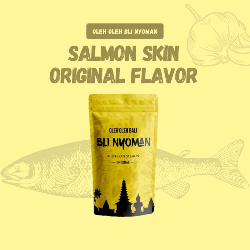 

Bli Nyoman salmon skin original flavor