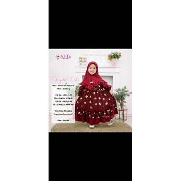Gamis Maryam kids size L by Alifa