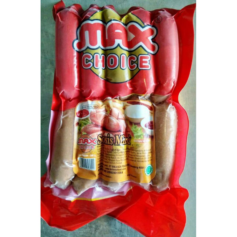 

SOSIS MAX CHOICE 500 GR