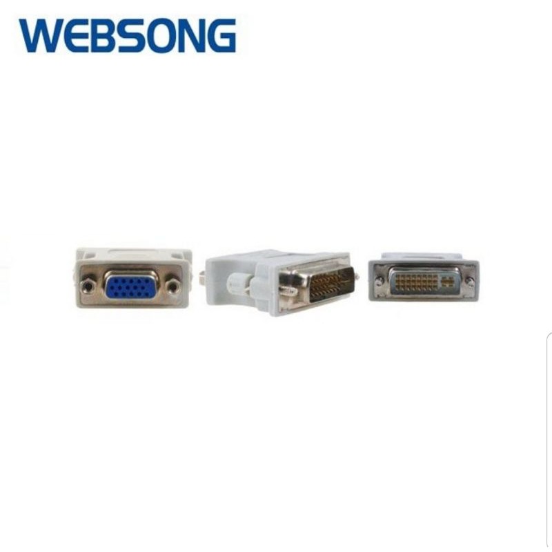 Connector VGA Female to DVI24+5 DVI-I Websong