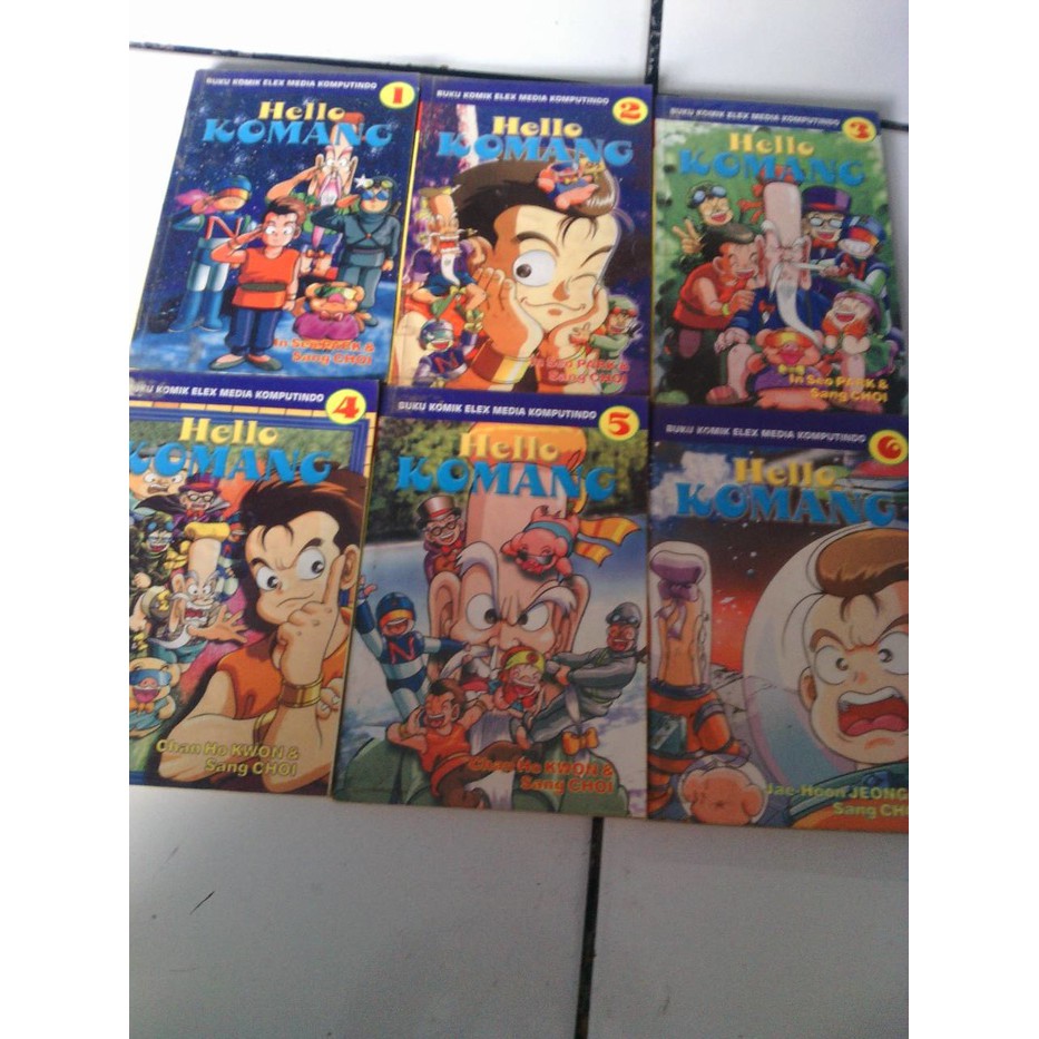 Komik HELLO KOMANG 6 Buku LENGKAP SUPER LANGKA Kisah Lain Kungfu