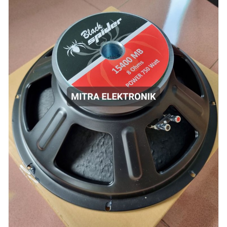 Speaker Black Spider 15 inch 15400MB Low Sub Blackspider 15400 MB VC 3 Low Sub Original Indonesia
