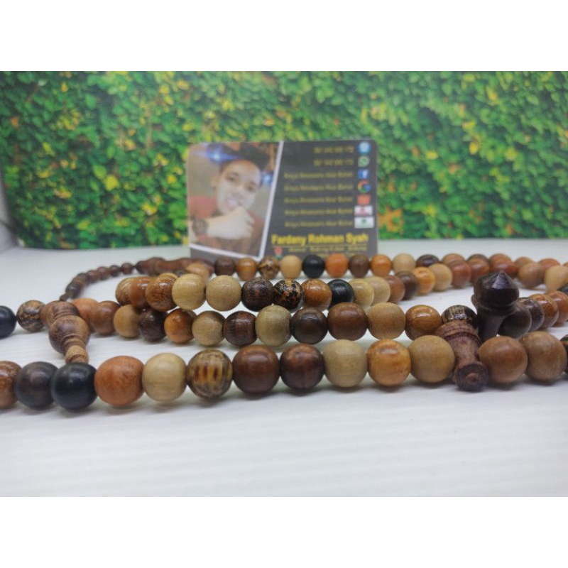 TASBIH KOMBINASI 12 KAYU BERTUAH ASLI