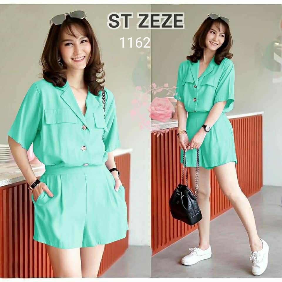 SETELAN WANITA 1161 FASHION WANITA TWO PIECE SET