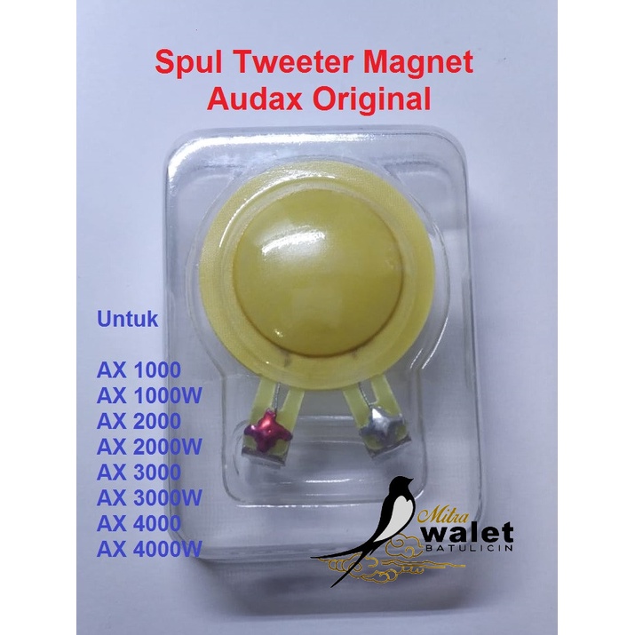 Spul Tweeter Audax Ax 1000 Ax 2000 Ax 3000 Ax 4000 Original Audax