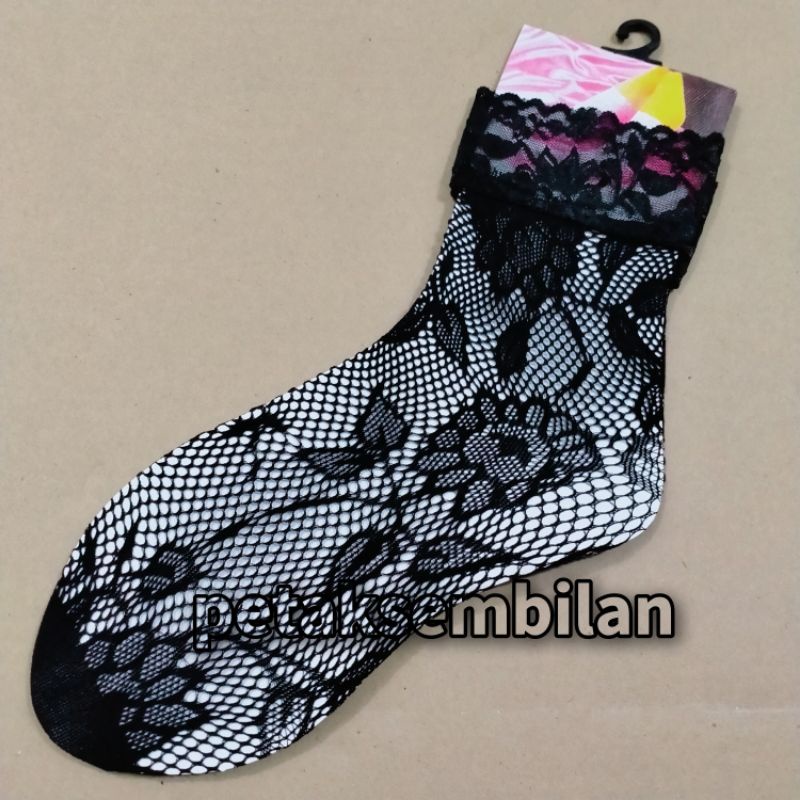 Kaos Kaki Renda Brukat Impor Diatas mata Kaki