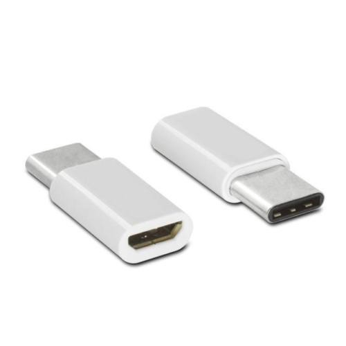 2Pack Micro USB to Type C Adapter Connector For  Samsung Huawei Xiaomi