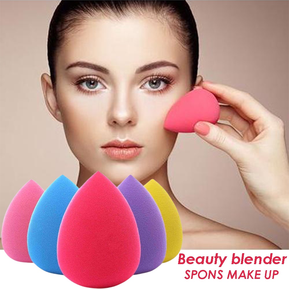 ZILLO Spon Make Up Beauty Blender Tear Drop Egg Sponge Spons MakeUP Untuk Meratakan Make Up