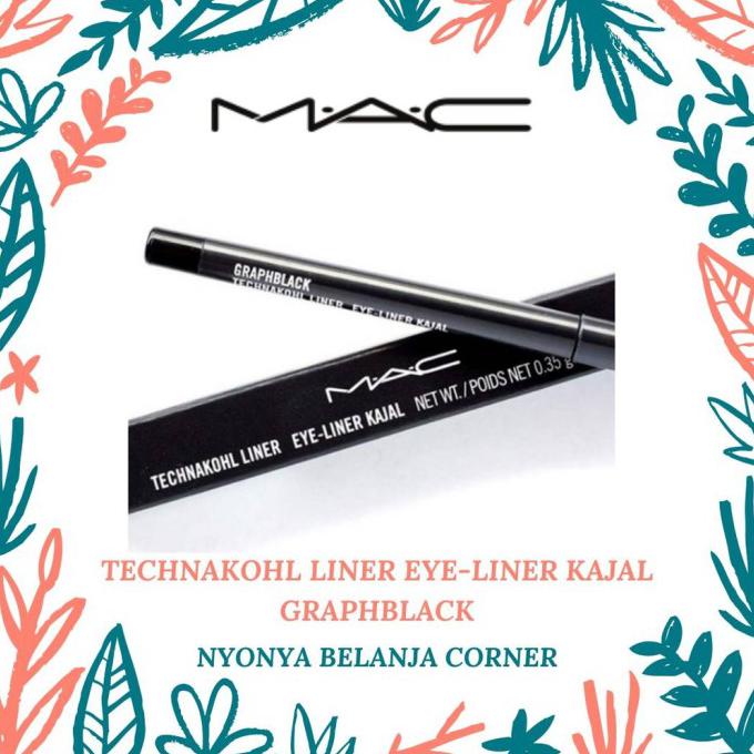 Mudah Mac Technakohl Liner Eyeliner Kajal - Graphblack Bergaransi