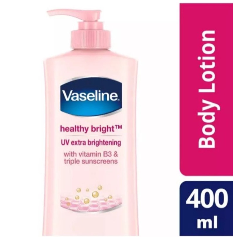 Vaseline Healty Bright UV lightening 400ml Termurah