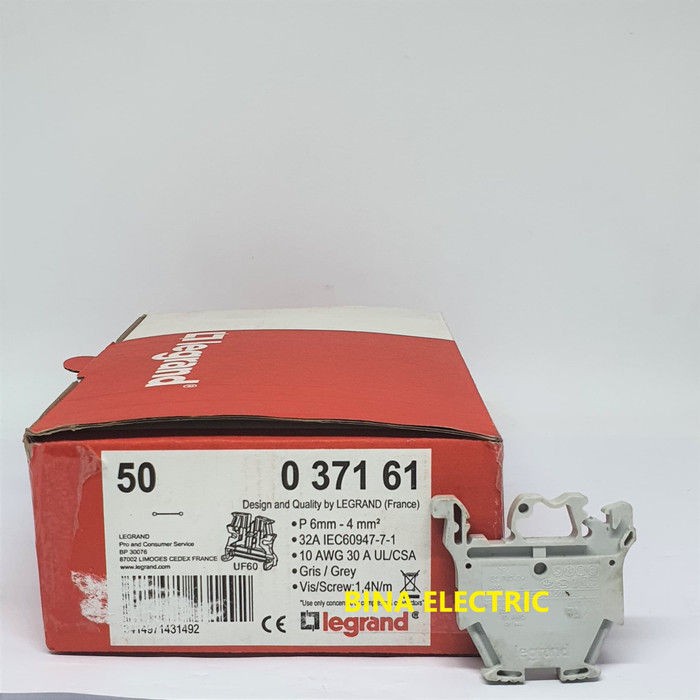 Jual Terminal Block Viking Legrand 4Mm 4 Mm / Terminal Block Legrand