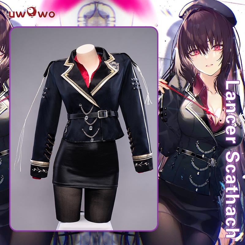 PREORDER 【Only M】WOWO Anime Fate Grand Order Lancer Scathach Cosplay Costume FGO Fourth Anniversary 