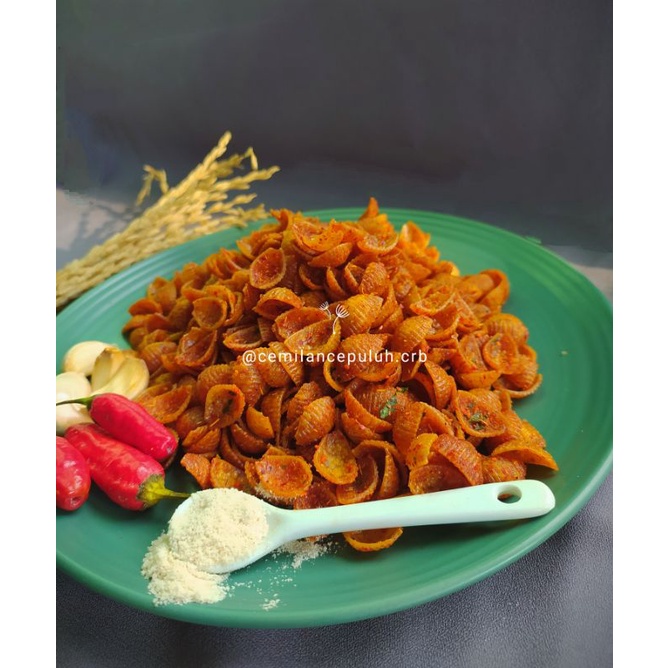 

MAKARONI KERANG KEMASAN POUCH DAUN JERUK/CEMILAN KEKINIAN