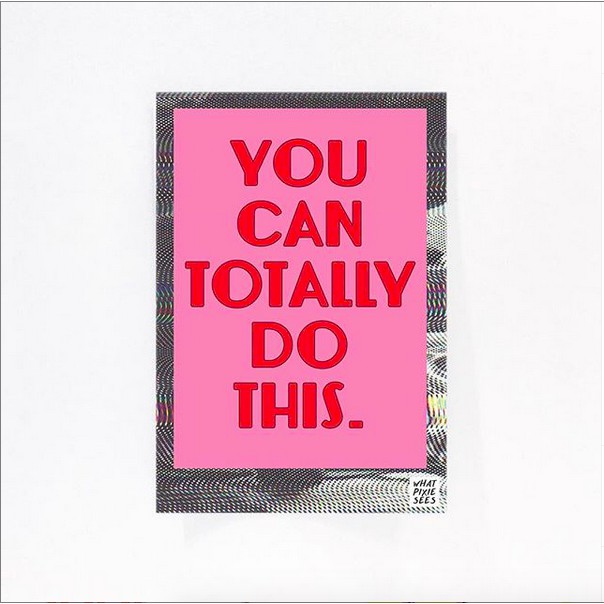 

WHATPIXIESEES - Postcard - You Can Totally Do This
