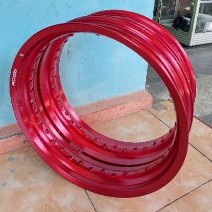 Paket Velg Rossi wm merah ring 17 ukuran 300 & 350