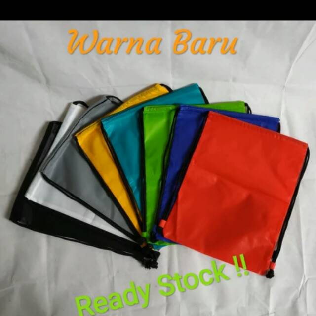 GROSIR TAS Drawstring Bag Tali serut polos Murah