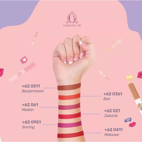 Madame Gie Lip Matte +62