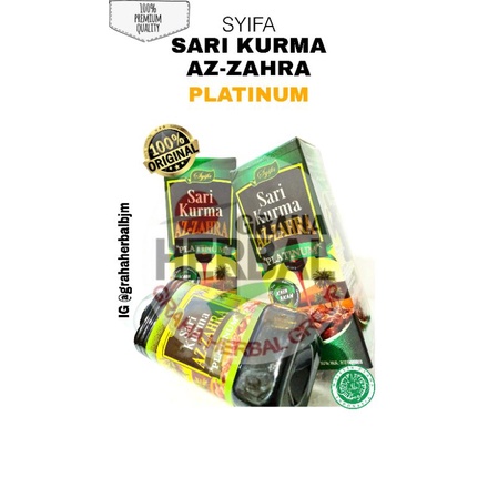 

SARI KURMA AZ ZAHRA PLATINUM ORIGINAL 330 GRAM - MENGATASI ANEMIA. LESU. LETIH. PERTUMBUHAN TULANG