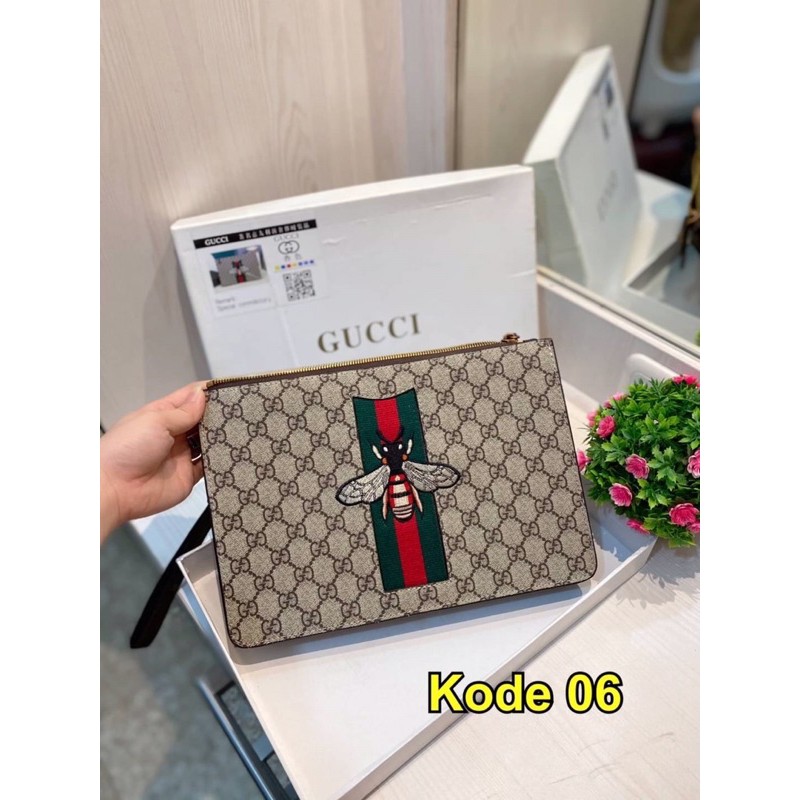 clutch gucci buterfly with box